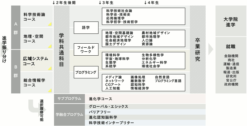 履修科目の流れ